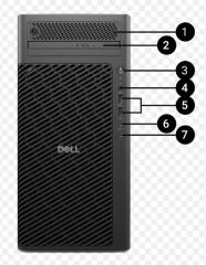 Dell Pro Max T2 FCT2250_15 Intel Core Ultra 9 285K 2x32GB DDR5 RAM 1TB NVMe SSD 20GB NVIDIA RTX 4000 Ada 1500W Windows 11 Pro 3 Yıl Yerinde Garantili İş İstasyonu