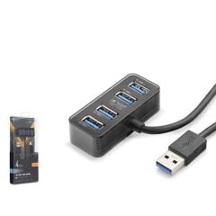 Hadron HDX7055 İetop 4 Port USB 3.1 Hub 5Gbps 2'si 1 Arada USB-A ve Type-C Girişli Çoklayıcı Siyah