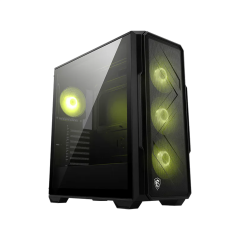 MSI MAG FORGE 340R AIRFLOW Temperli Cam 4x120mm ARGB Fanlı ATX Oyuncu Kasası