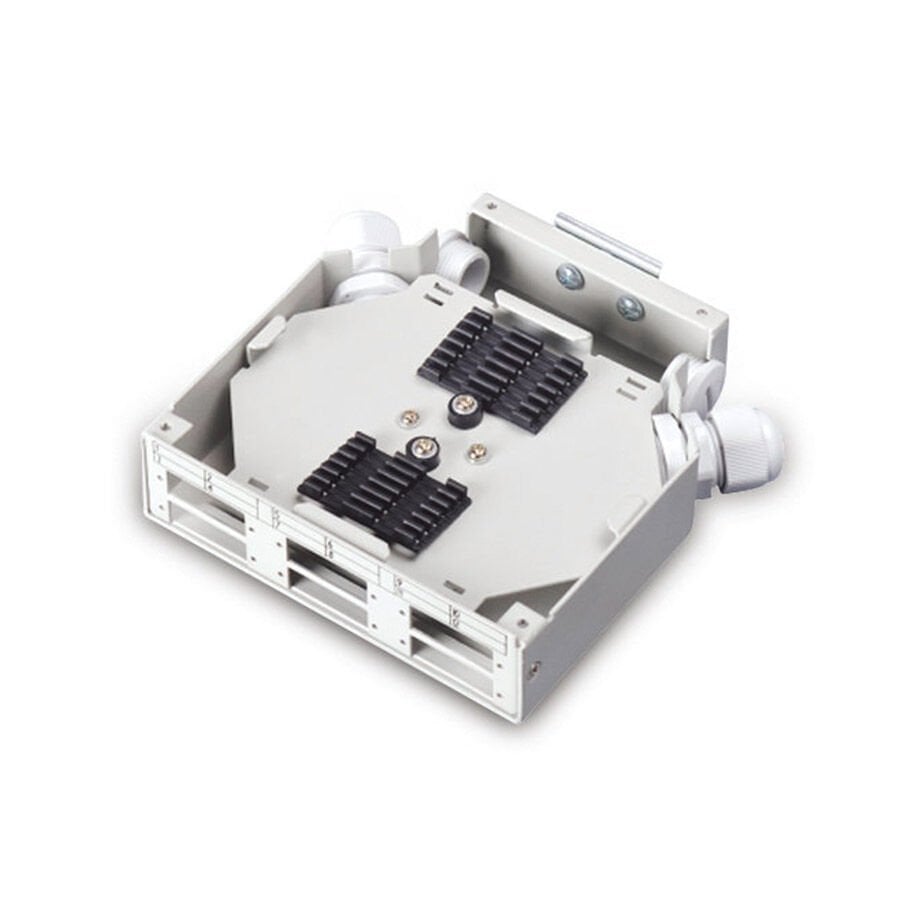 Digitus DN-96890 Endüstriyel DIN Rayı Tipi Fiber Optik Sonlandırma Kutusu, 6 x SC Duplex (12 Fiber) Kapasiteli