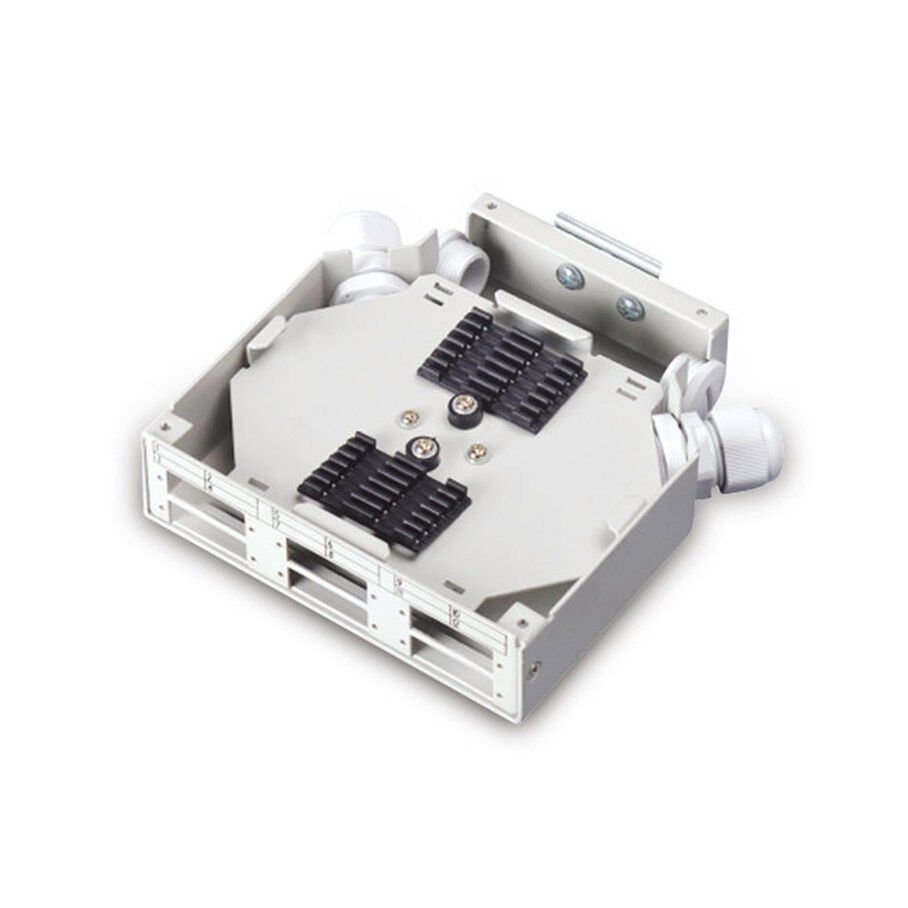 Digitus DN-96890 Endüstriyel DIN Rayı Tipi Fiber Optik Sonlandırma Kutusu, 6 x SC Duplex (12 Fiber) Kapasiteli