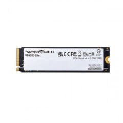 Patriot Viper VP4300 Lite 4TB PCIe Gen4 x4 NVMe 2.0 M.2‑2280 SSD 7 400 MB/s Okuma 6 000 MB/s Yazma Siyah Heatspreader Garantili