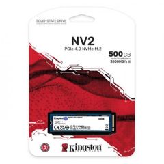 Kingston 500GB NV2 PCIe 4.0 NVMe M.2 SSD (3500MB/s Okuma - 2100MB/s Yazma)