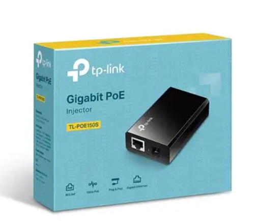 TP-LINK Omada TL-POE150S Gigabit PoE Enjektör Adaptör 802.3af 15.4W Güç ve Veri Aktarıcı
