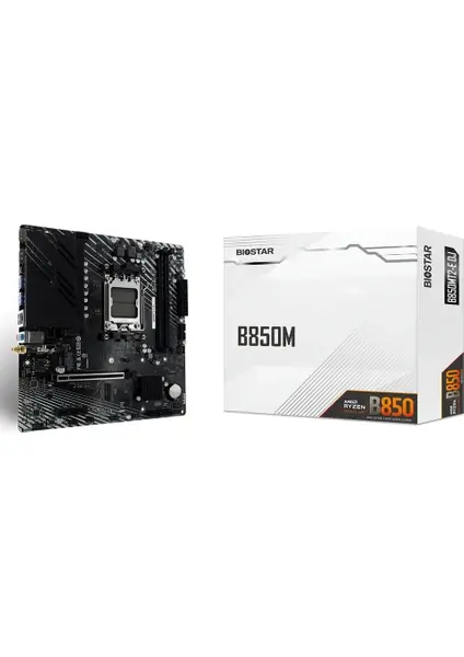 Biostar B850MS-E AMD AM5 DDR5 8000 HDMI DP 2xM2 mATX