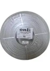 Onli  ON-4140 4+1 1x0,50 mini Coax 2x0,50mm 250 metre CCA Kamera Kablosu