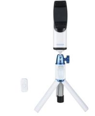 Sirui VK-2W Mobil Gimbal + Çok Fonksiyonlu Masa Üstü Tripod Seti Beyaz Selfie