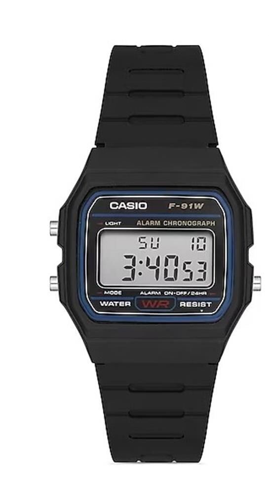 Casio Standart F-91W-1DG Siyah Kol Saati