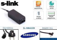S-link SL-NBA220 40W 19V 2.1A 3.0x1.0mm DC Ultrabook Laptop Adaptörü