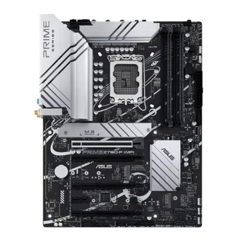ASUS PRIME Z790‑P WIFI DDR5 7200+(OC) 14+1 DrMOS Power Stages 1×PCIe 5.0 x16 SafeSlot Core+ 3×M.2 (PCIe 4.0/SATA) 4×DIMM HDMI & DisplayPort USB 3.2 Gen 2x2 Type‑C Wi‑Fi 6 Realtek 2.5 GbE ATX LGA 1700 Anakart