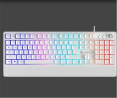 Gameagle Frost Blade GE2008 RGB Kablolu Membran Beyaz Oyuncu Klavyesi