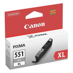 Canon CLI-551XL GY Gri (Grey) Yüksek Kapasiteli Orijinal Mürekkep Kartuşu (6447B001)
