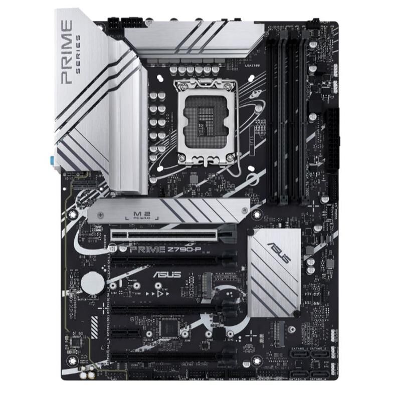 ASUS PRIME Z790‑P Intel LGA 1700 ATX DDR5‑7200 MHz (OC) 12./13./14. Nesil Intel Core Uyumlu, 1×HDMI 2.1, 1×DisplayPort 1.4, 3×M.2 (PCIe 4.0/ SATA), USB 3.2 Gen 2x2 Type‑C & Gen 2, Realtek 2.5 Gb LAN Anakart
