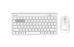 Everest KM-BT903 Beyaz Bluetooth + 2.4GHz Çoklu Cihaz Bağlantılı Ultra İnce Q Klavye Mouse Set
