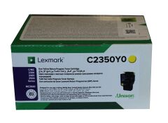 Lexmark C2350Y0 Sarı (Yellow) Orijinal Toner Kartuşu (C2325, C2425, C2535, MC2325, MC2425, MC2535, MC2640 Uyumlu)