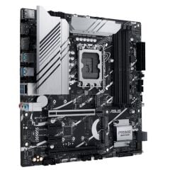 ASUS PRIME Z790M‑PLUS D4 Intel Z790 DDR4 5333 MHz (OC) LGA 1700 12./13./14. Nesil Core‑i Uyumlu mATX Anakart – 1×HDMI, 1×DisplayPort, 3×M.2, USB 3.2 Gen2×2 Type‑C, Aura Sync, Intel 1 Gb LAN, Realtek 7.1 Ses