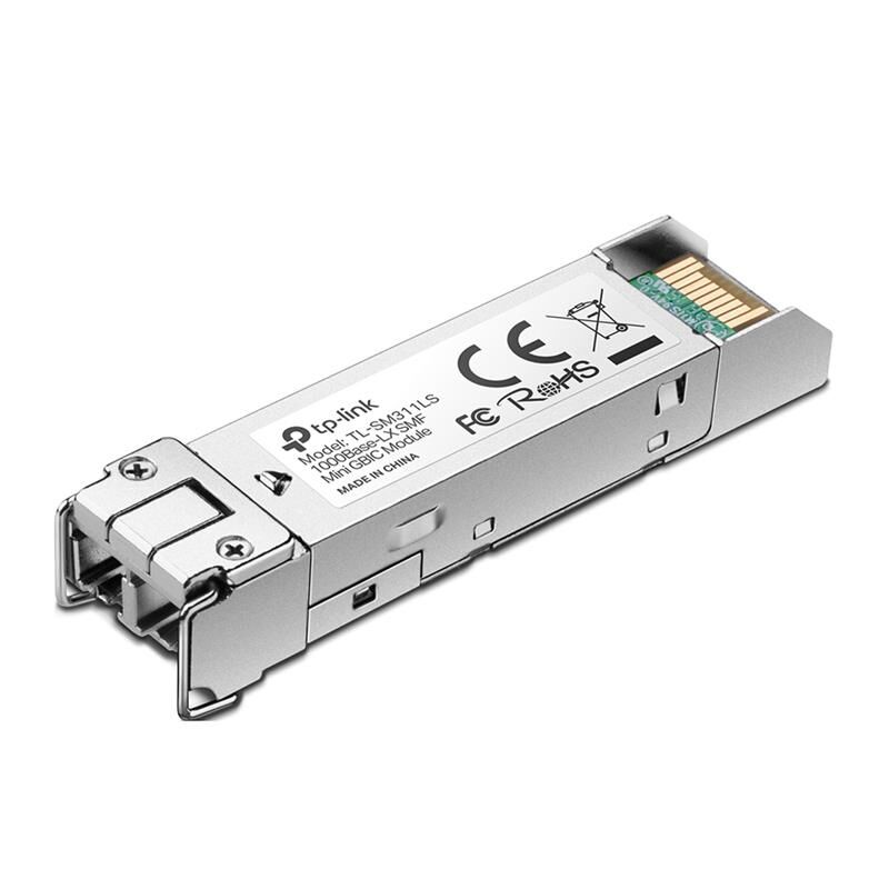 TP‑LINK Omada TL‑SM311LS Gigabit 1000Base‑LX Single‑Mode LC/UPC SFP Modülü 1310 nm 1.25 Gbps 20 km DDM Hot‑Swappable