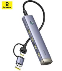 Baseus UltraJoy 6-Port HUB Uzay Grisi