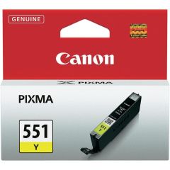 Canon CLI-551Y Sarı (Yellow) Orijinal Mürekkep Kartuşu (6511B001)