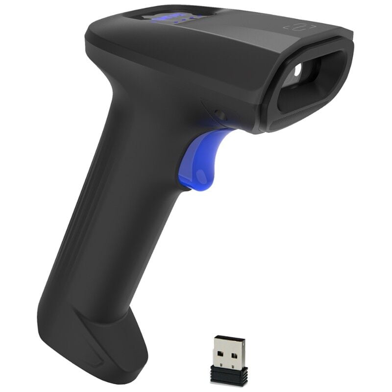 Sunlux RW10 Kablosuz 1D/2D Karekod Barkod Okuyucu + 2.4GHz USB Dongle