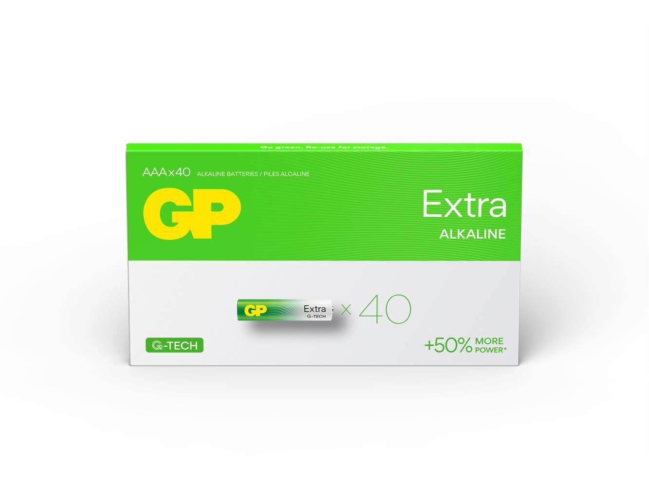 GP R03 AAA Extra Alkalin LR03 1.5V 40’lı Paket İnce Kalem Pil (GP24AXET-2EUECS40)