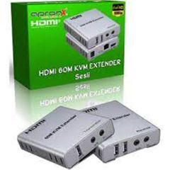 Apronx APX-120M Cat5e-Cat6 120m 4K KVM HDMI Extender