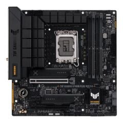 ASUS TUF GAMING B760M‑PLUS WIFI D4 Intel B760 LGA 1700 DDR4‑5333(OC) 4×DDR4 DIMM 128GB PCIe 5.0 x16 mATX Anakart HDMI 2.1 DisplayPort 1.4 Wifi 6 Bluetooth 5.2 2.5 Gb LAN USB 3.2 Gen 2×2 Type‑C mATX (12., 13. & 14. Nesil Intel Uyumlu)