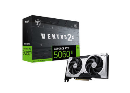 MSI GeForce RTX 5060 Ti Ventus 2X OC Plus 8GB GDDR7 128-bit 3x DisplayPort 1x HDMI Ekran Kartı