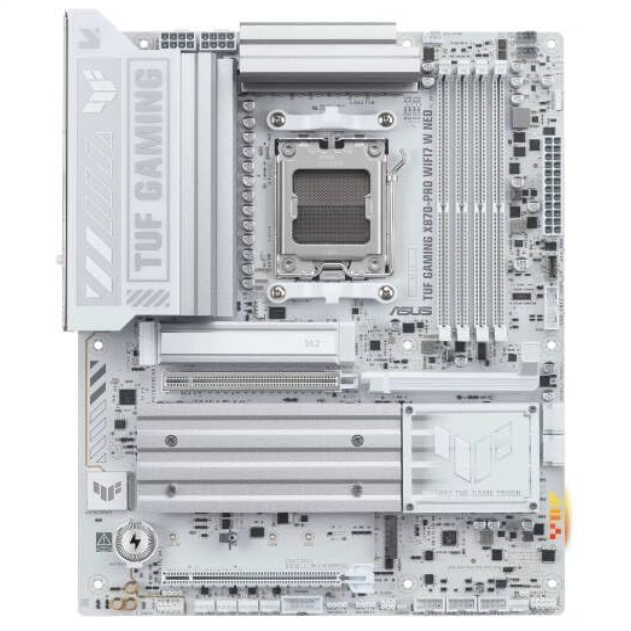 ASUS TUF GAMING X870-PRO W NEO AMD X870 AM5 DDR5 9600MHz 2xUSB4 WiFi 7 Bluetooth 5Gbit LAN 4xM.2 ATX Gaming Anakart