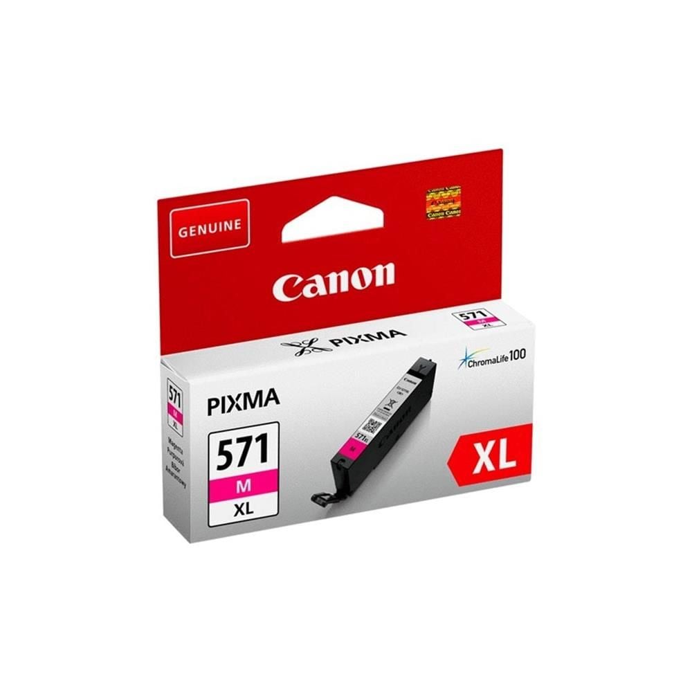 Canon CLI-571XL M Magenta (Macenta) High Yield Orijinal Mürekkep Kartuşu (0333C001)