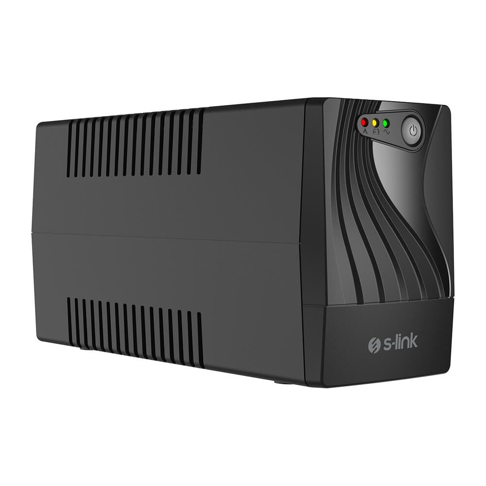 S-link MIGHT U60 600VA 12V7Ah-1 360W Siyah Line Interactive Kesintisiz UPS Güç Kaynağı
