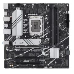 ASUS PRIME B760M‑A D4 DDR4 5333 MHz (OC) Intel B760 mATX Anakart • LGA 1700 • 2×M.2 PCIe 4.0 NVMe • 2×HDMI 2.1 + 1×DisplayPort 1.4 4K@60Hz • Realtek 2.5 Gb LAN • USB 3.2 Gen 2 Type‑A & Gen 1 Type‑C • OptiMem II • Aura Sync RGB