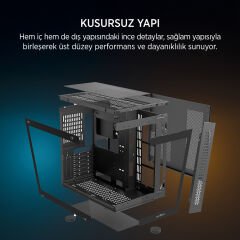 James Donkey Stark S800 650W 80+ 4x ARGB Fanlı Mid-Tower Oyuncu Kasası