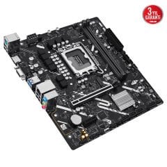 ASUS PRIME H810M-K LGA1851 DDR5 6400 HDMI VGA M2 USB3.2 AURA RGB mATX