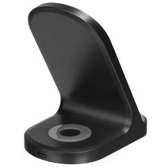 S-link SL-CW05 15W Hızlı Kablosuz Şarj Cihazı LED Logo Göstergeli Premium Siyah