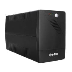 S-link MIGHT U100 1000VA 12V7Ah-2 600W Siyah Line Interactive Kesintisiz UPS Güç Kaynağı