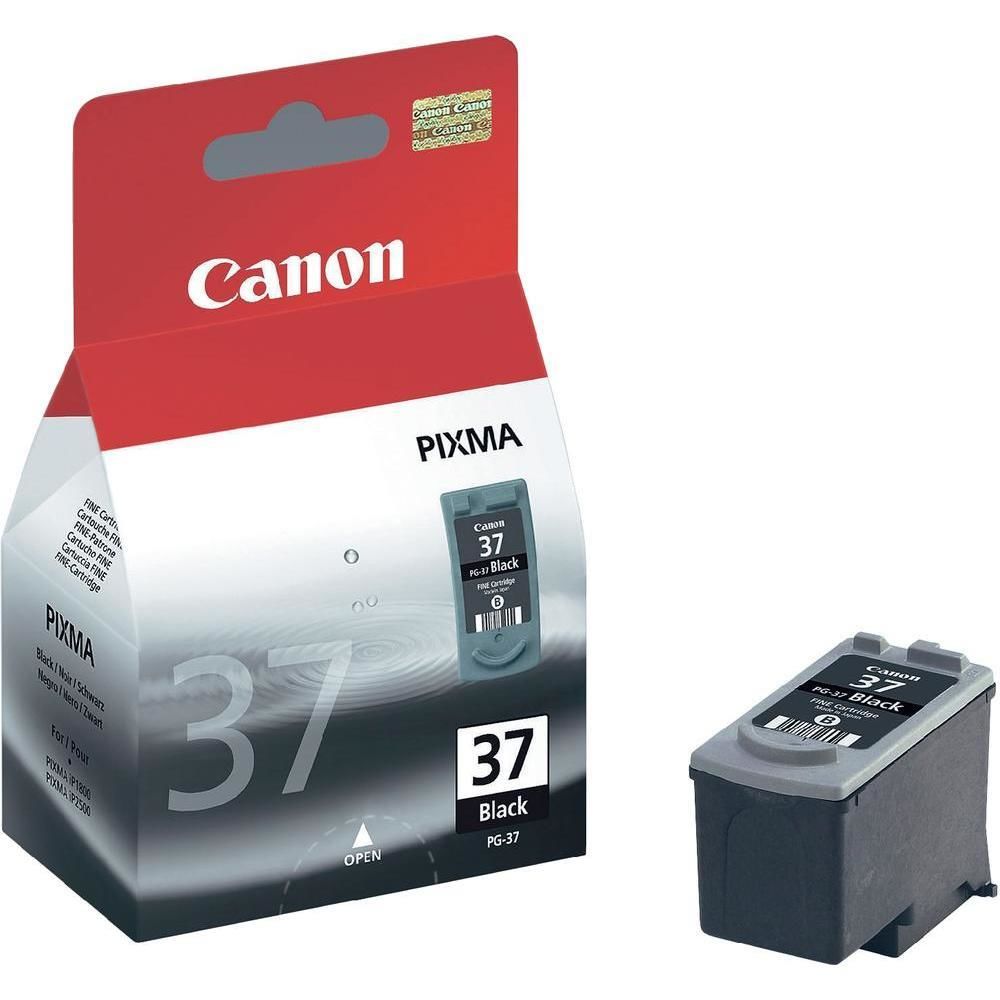 Canon PG-37 Siyah (Black) Orijinal Mürekkep Kartuşu (220 Sayfa)