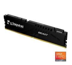 Kingston FURY Beast 32GB 6000MT/s DDR5 CL30 DIMM Masaüstü Oyun Belleği - Soğutuculu (KF560C30BBE-32TR)