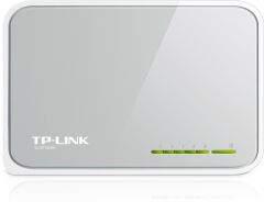 TP‑LINK TL‑SF1005D 5 Port 10/100 Mbps Otomatik MDI/MDIX Fanless Plastik Kasa Masaüstü Switch
