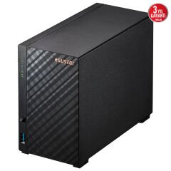 ASUSTOR AS1102TL Realtek RTD1619B, 2 Yuvalı, 1GB DDR4, 1GbE x1, USB 3.2 x1
