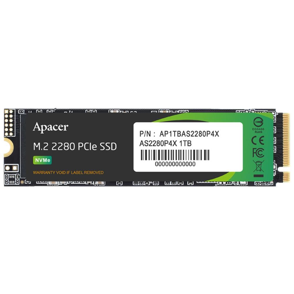 Apacer 1TB AS2280P4X NVMe PCIe M.2 SSD Disk (AP1TBAS2280P4X-1) – 2100MB Okuma, 1700MB Yazma