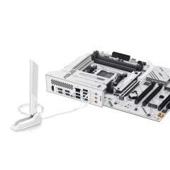 Asus ROG STRIX X870-A GAMING WIFI AMD X870 Soket AM5 DDR5 8000MHz+ (OC) Wi-Fi 7 ATX Anakart (Beyaz)