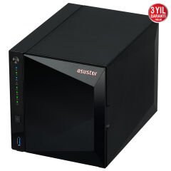 ASUSTOR AS3304T V2 Realtek RTD1619B, 4 Yuvalı, 2GB DDR4, 2.5GbE x1, USB 3.2 x3