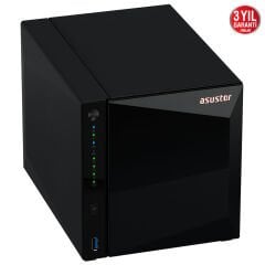 ASUSTOR AS3304T V2 Realtek RTD1619B, 4 Yuvalı, 2GB DDR4, 2.5GbE x1, USB 3.2 x3