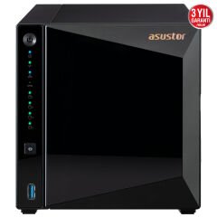 ASUSTOR AS3304T V2 Realtek RTD1619B, 4 Yuvalı, 2GB DDR4, 2.5GbE x1, USB 3.2 x3