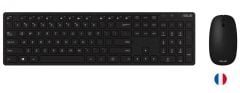 Asus W5000 Fransızca Kablosuz Klavye-Mouse Set Siyah (W5000-France-Syh)