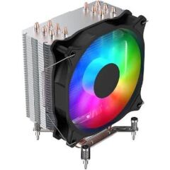 FSP NC5 Black 120mm ARGB 6 Heatpipe Kule Tipi İşlemci Soğutucu (LGA1851 / AM5 Uyumlu)
