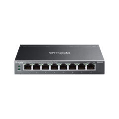 TP-LINK ES208GP 8 PORT YÖNETİLEBİLİR 64W POE SWITCH
