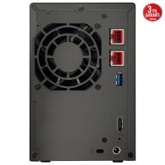 Asustor AS6702T Lockerstor 2 Gen2 2 Yuvalı NAS Depolama Ünitesi Intel Celeron N5105 4GB DDR4