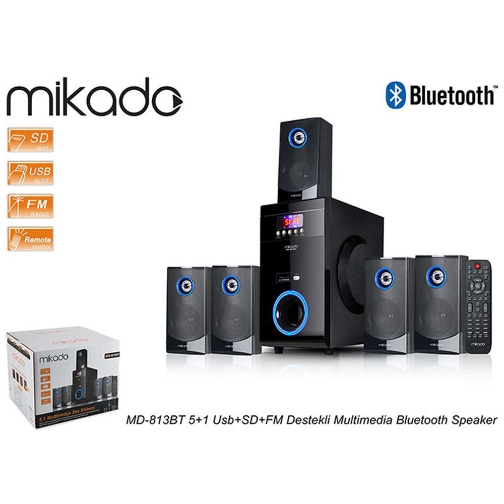 Mikado MD-581BT 5+1 USB-SD-FM Destekli Multimedia Bluetooth Speaker